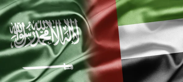 Arábia Saudita e Emirados Árabes Unidos — Fotografia de Stock