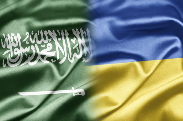 Saudi Arabia and Ukraine — Stock Photo, Image