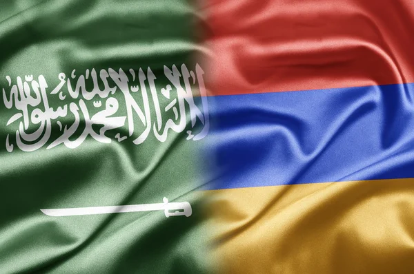Саудівська Аравія та Вірменії — стокове фото