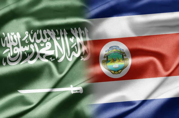 Саудовская Аравия и Коста-Рика — стоковое фото