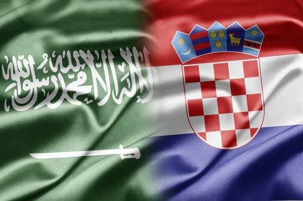 Saoedi-Arabië en Kroatië — Stockfoto