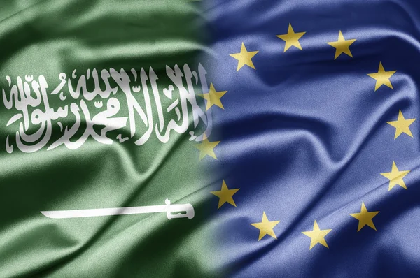 Saudi arabien und eu — Stockfoto