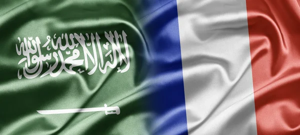 Saudi Arabia and France — Stock Photo, Image