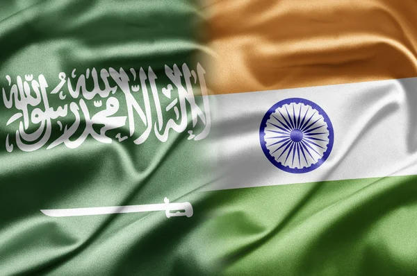 Saudi Arabia and India — Stock Photo, Image