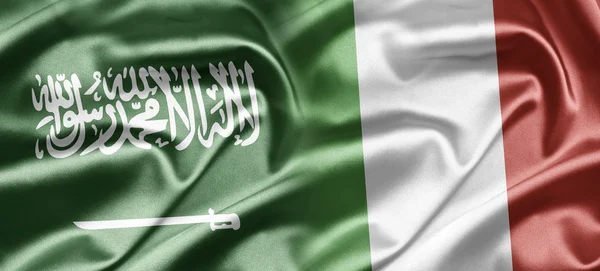 Arábia Saudita e Itália — Fotografia de Stock
