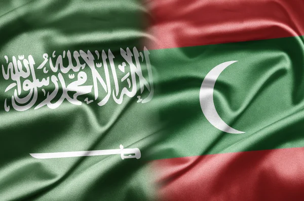 Saoedi-Arabië en Maldiven — Stockfoto