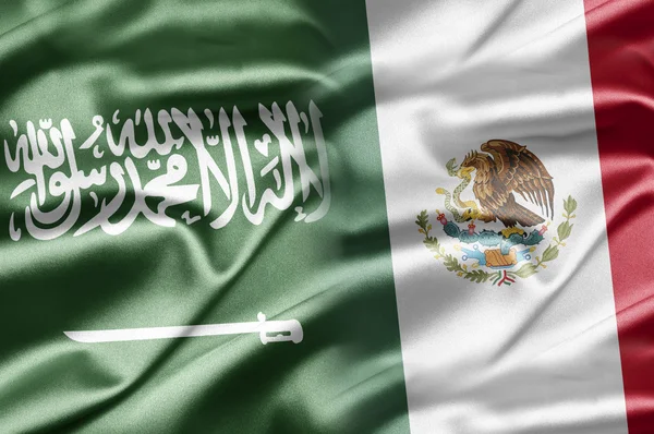 Saúdská Arábie a Mexiko — Stock fotografie