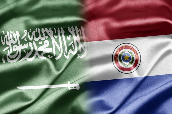 Arábia Saudita e Paraguai — Fotografia de Stock
