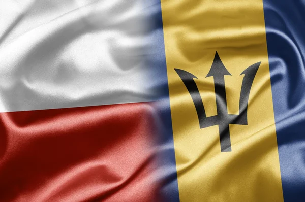 Poland and Barbados — Stock Photo, Image