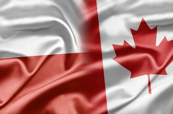 Polen en canada — Stockfoto