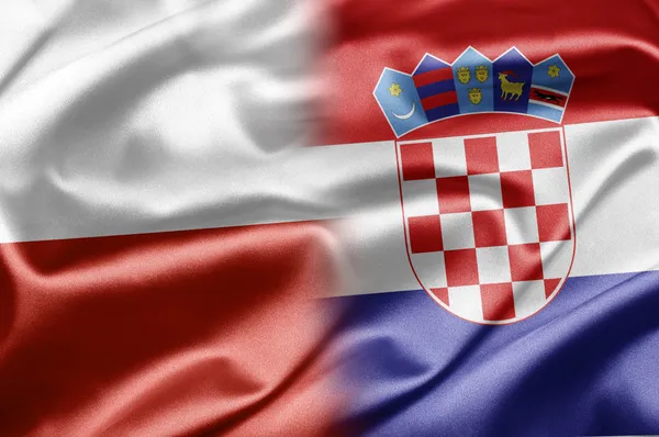 Polonia y Croacia — Foto de Stock