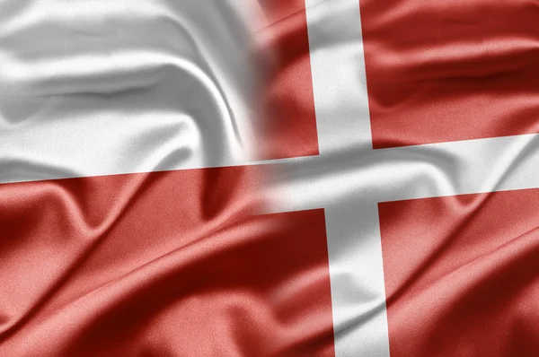 Polsko a Dánsko — Stock fotografie