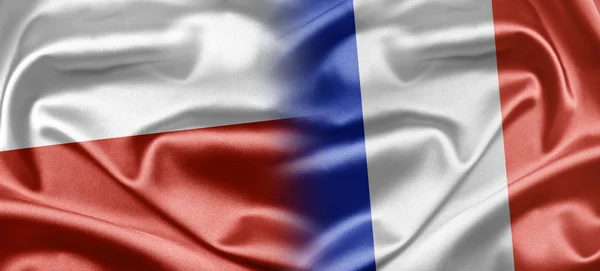 Poland and France — Stock Photo, Image