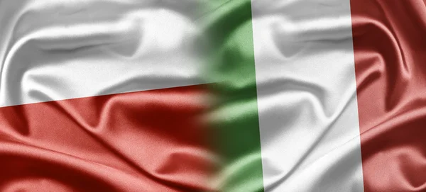 Polónia e Itália — Fotografia de Stock