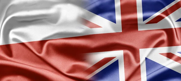 Polen en het Verenigd Koninkrijk — Stockfoto