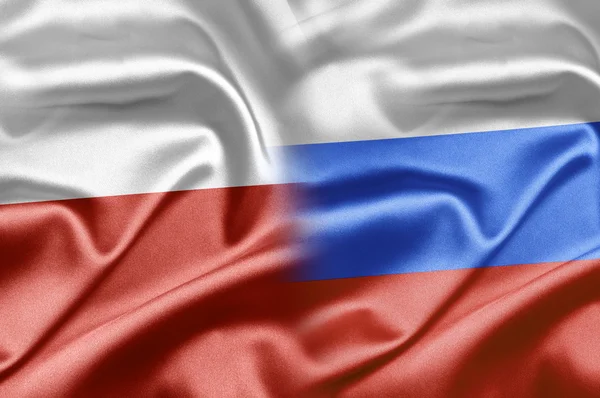 Polonia e Russia — Foto Stock