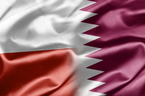 Polonia e Qatar — Foto Stock