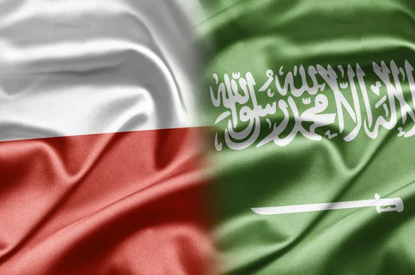 Polónia e Arábia Saudita — Fotografia de Stock