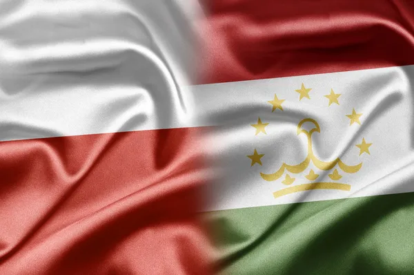 Polska i Tadżykistanu — Zdjęcie stockowe