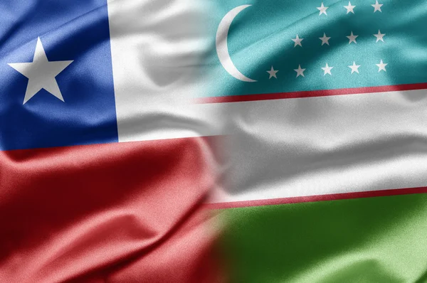 Cile e Uzbekistan — Foto Stock