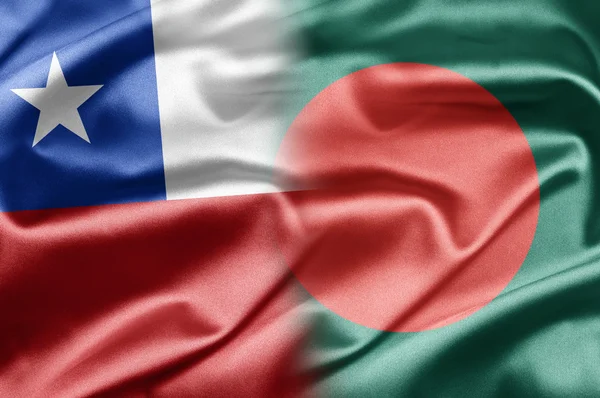 Chile e Bangladesh — Fotografia de Stock