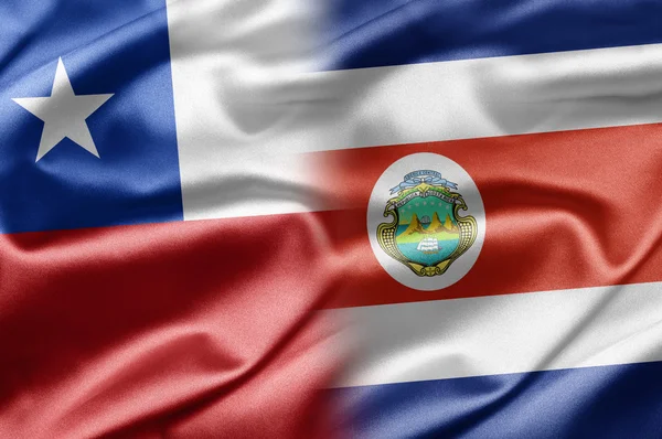 Chile and Costa Rica — Stock Photo, Image