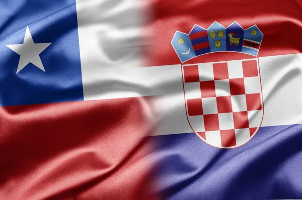 Chile und Kroatien — Stockfoto
