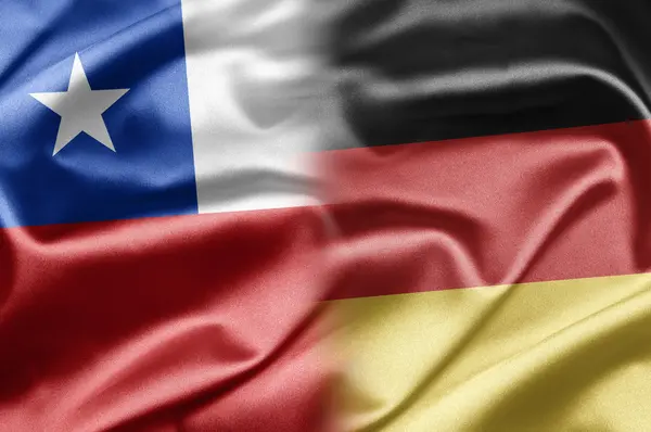 Chile und Deutschland — Stockfoto
