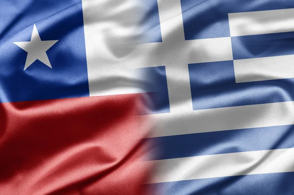 Chile und Griechenland — Stockfoto