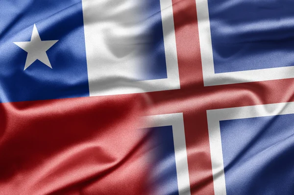 Chile and Iceland — Stock Photo, Image