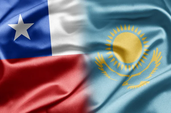 Chile és a Kazah — Stock Fotó