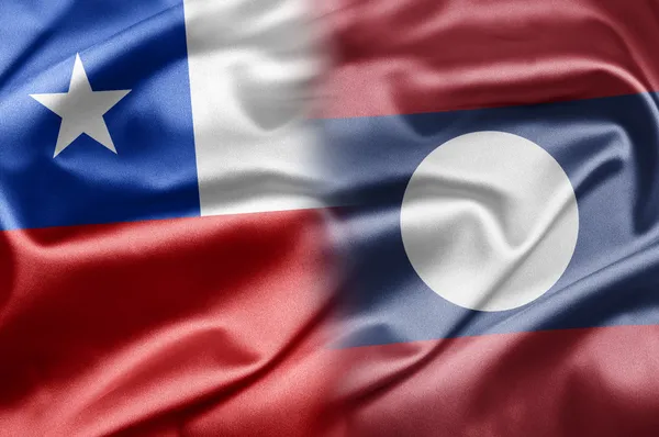 Chile und Laos — Stockfoto
