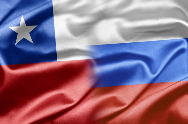 Χιλή και τη Ρωσία — Φωτογραφία Αρχείου