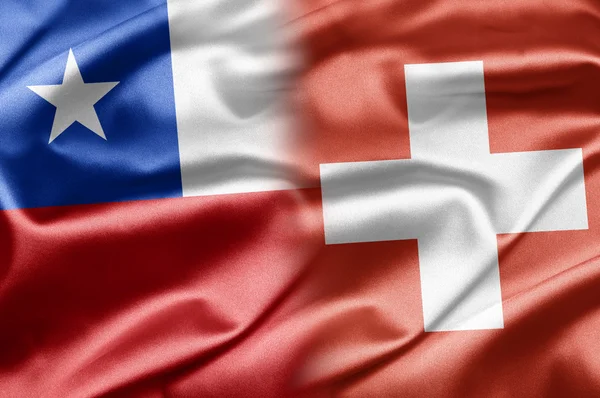 Χιλή και Ελβετία — Φωτογραφία Αρχείου