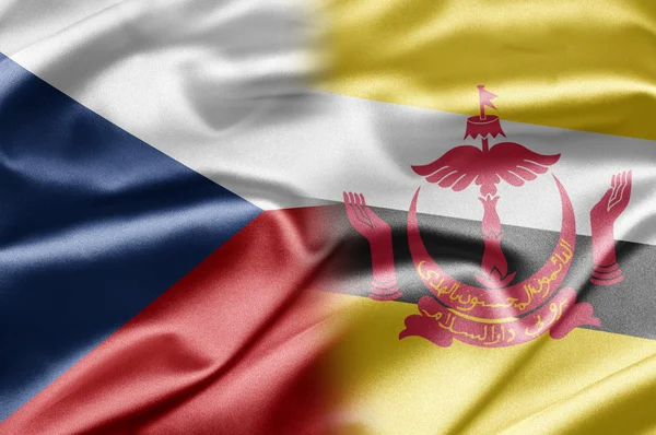 Czech Republic and Brunei — Stock Photo, Image