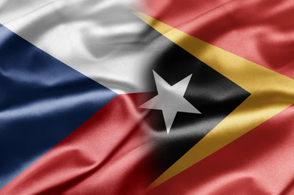 Чеська Республіка і Східного Тимору — стокове фото