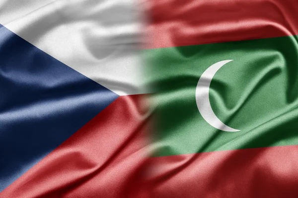 Czech Republic and Maldives — Stock Photo, Image