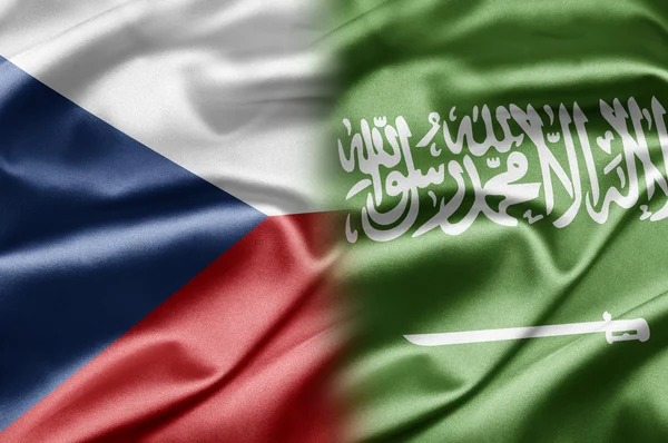 República Checa y Arabia Saudita — Foto de Stock