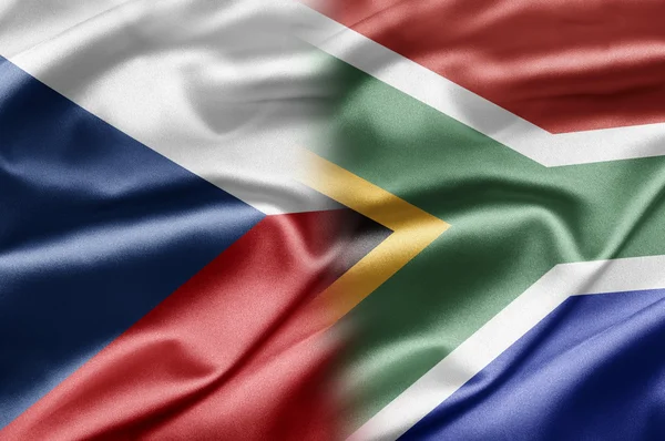 Tschechische Republik und Südafrika — Stockfoto