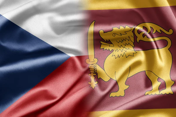 Republika Czeska i sri lanka — Zdjęcie stockowe