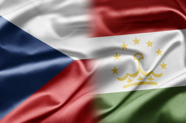 Tjeckien och Tadzjikistan — Stockfoto