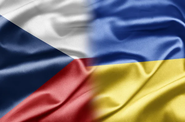 Tsjekkia og Ukraina – stockfoto