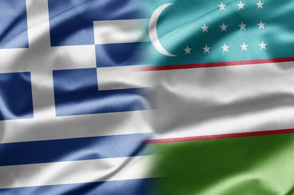 Greece and Uzbekistan — Stock Photo, Image