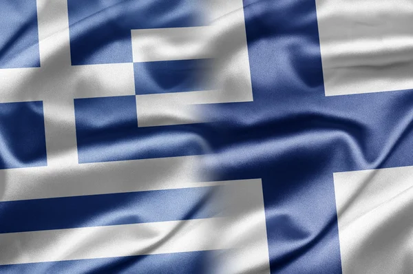 Ελλάδα και Φινλανδία — Φωτογραφία Αρχείου
