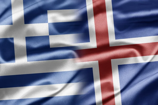 Ελλάδα και την Ισλανδία — Φωτογραφία Αρχείου