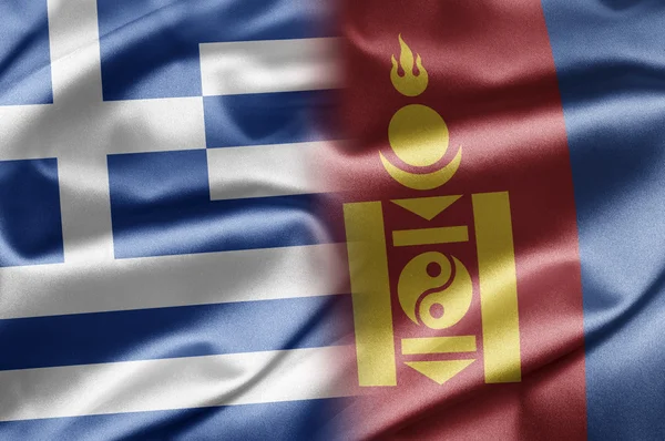Grekland och Mongoliet — Stockfoto
