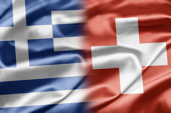 Greece and Switzerland — Stock Photo, Image