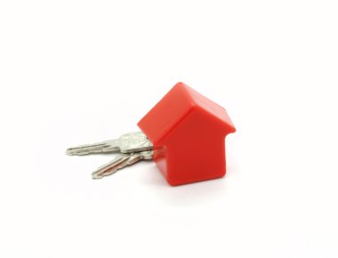 birkaç anahtar taşı ve bir ev.