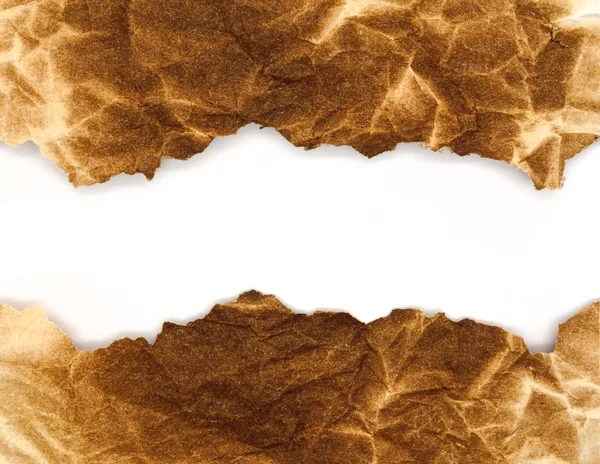 Burned torn paper — Stock Photo, Image