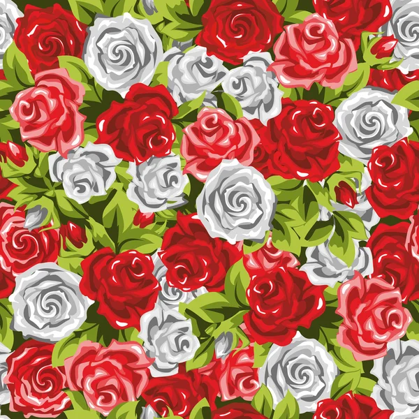 Rose sans couture — Image vectorielle